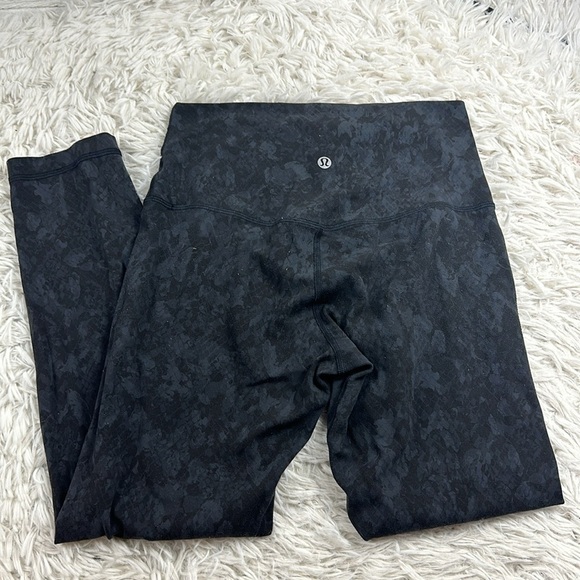Lululemon Align High-Rise Crop 23" Hideaway Camo Deep Coal Multi - Picture 4 of 6